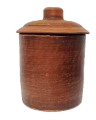 Słoik dla produktów sypkich, czerwona glina
