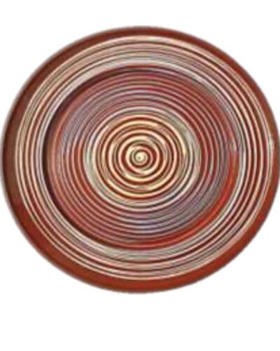 Talerz 200 Glazura, czerwona glina