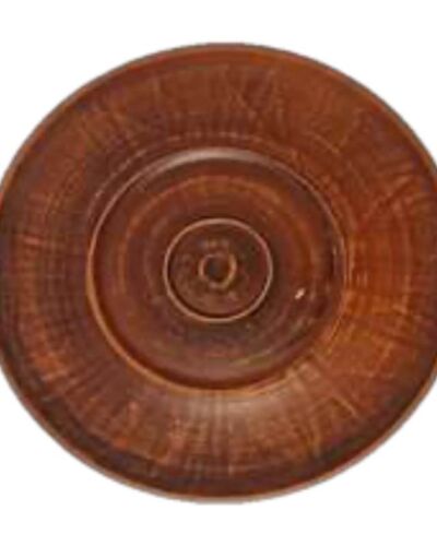 Talerz 190 Gładka, czerwona glina