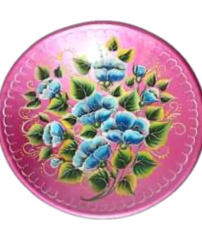 Spodek 300 Artystyczny płaski, czerwona glina