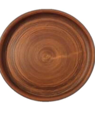 Spodek 260 ml. Pizza, Gładka, czerwona glina