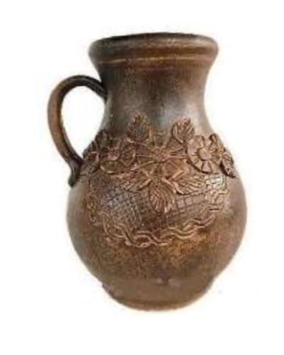 Dzbanek 3 litra, Sztukateria, czerwona glina