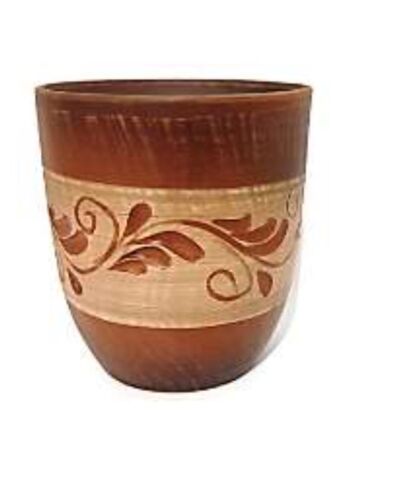 Szklanka 0,3 litra Angoba, czerwona glina