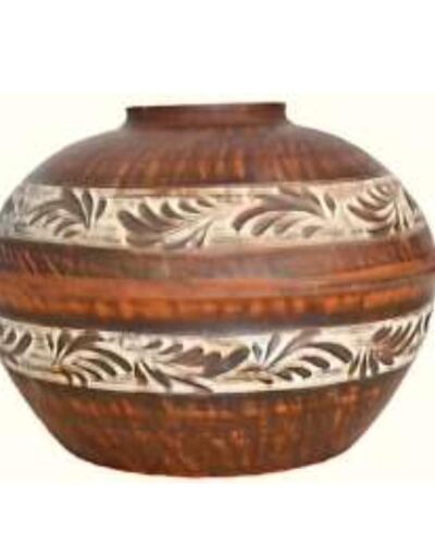 Chlebak, Angoba, czerwona glina