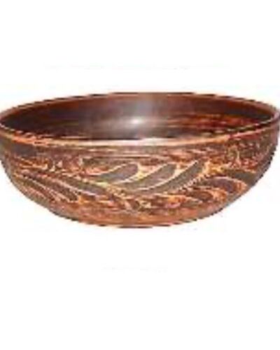 Miska “Dnipro” 0,65 litra Dekorowana, czerwona glina