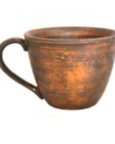 Kubek 0,30 Gładka, czerwona glina