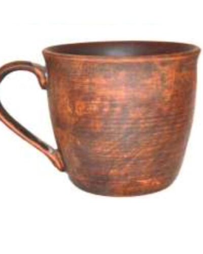 Kubek 0,32 Gładka, czerwona glina