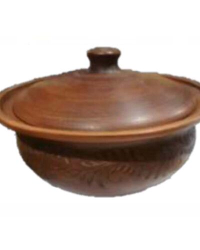 Prażalnik dla pilaw 5 litrów, grawerunek, czerwona glina