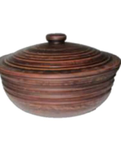 Garnek 1,8 litra, gładki, czerwona glina