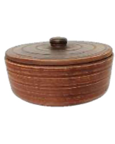 Słoik dla produktów sypkich, 0,5 litra, gładki, czerwona glina