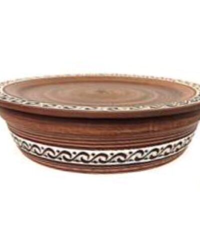 Menaż 1,1 litra, angoba, Trypole, czerwona glina