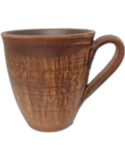 Kubek 0,3 litra, gładki, czerwona glina