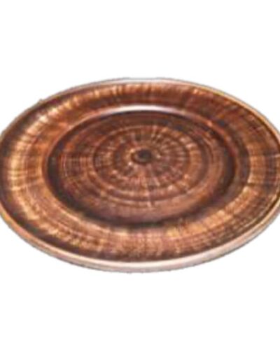 Talerz 200 gładka, czerwona glina