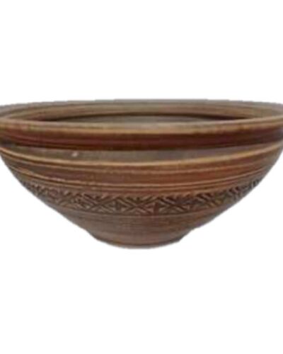 Makutra ceramiczna #3, czerwona glina