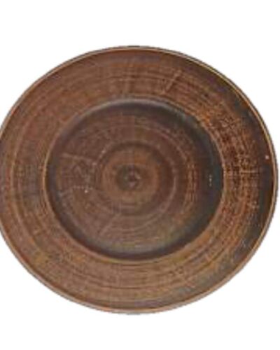 Talerz 190 gładka, czerwona glina