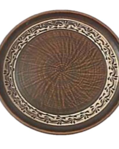 Spodek “Pizza” 300, angoba, czerwona glina