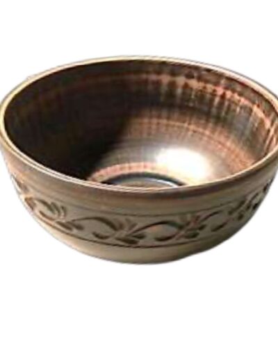 Salaterka 0,7 l., dekorowany, czerwona glina