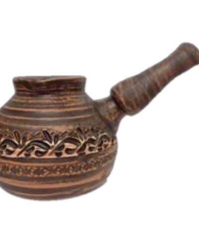 Kawiarka 0,85, angoba, czerwona glina