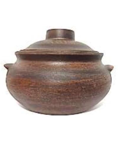 Prażalnik 0,6 l., gładka, czerwona glina