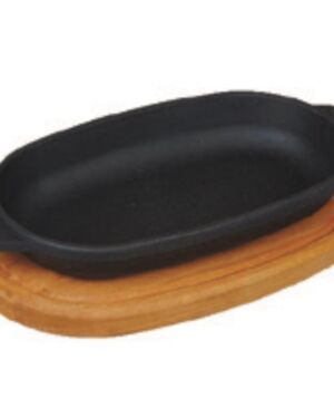 Żeliwna patelnia porcjowana z podstawą H1810-D