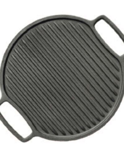 Dwustronnia grill okrągła taca