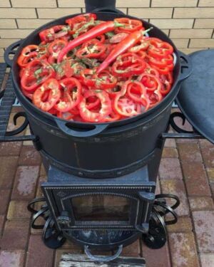 Grill węglowy piec, wyrób kuty